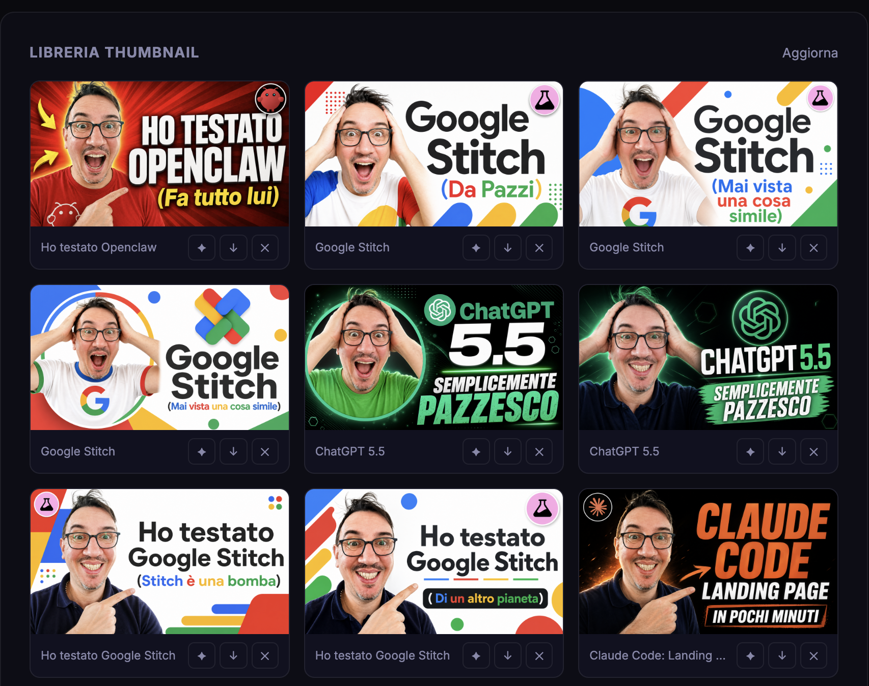 Libreria thumbnail AI